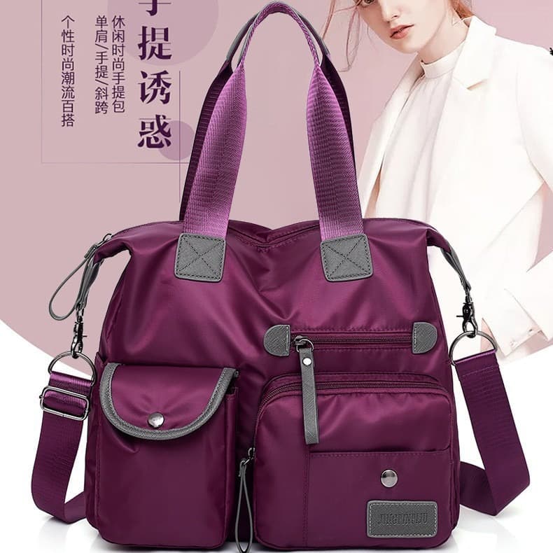 Women's Bag 2024 New Fashion Large Capacity Handbag Ins Casual Nylon Shoulder Messenger Bag Manufacturers Wholesale