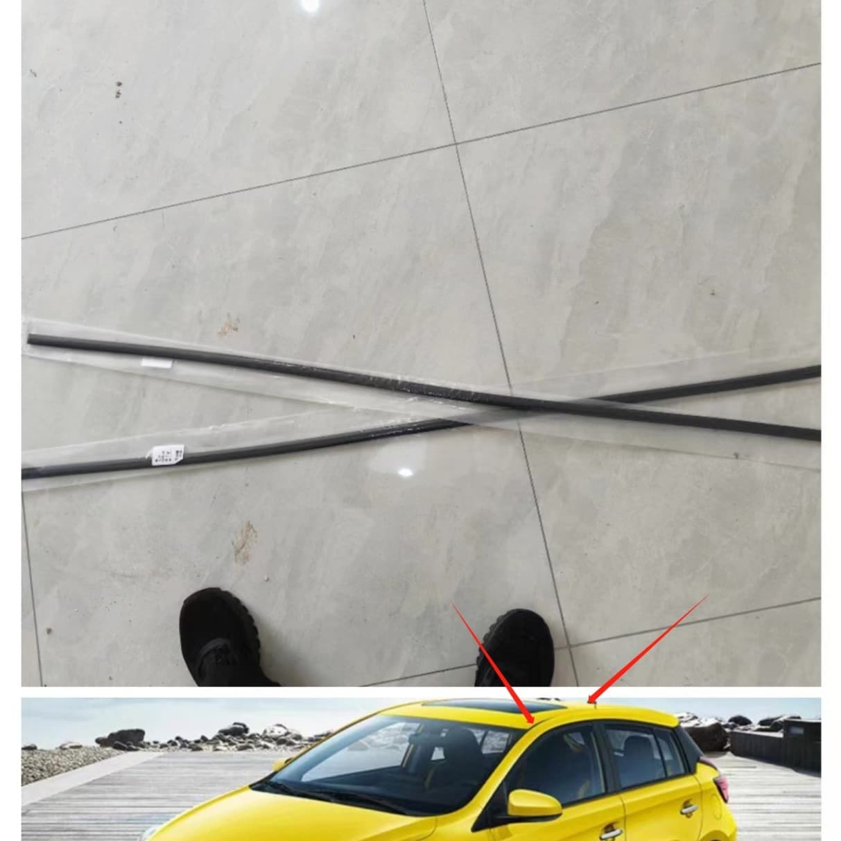 Compatible with Toyota 2006 Camry 2012 Camry 2018 Camry Roof Drip Molding Roof Rubber Strip Roof Water Channel