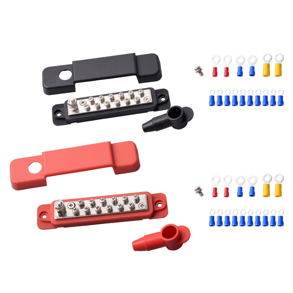 RV/boat modification 12-position 12-way terminal block, automotive/marine/cruise ship 150A high-current busbar BUSBAR