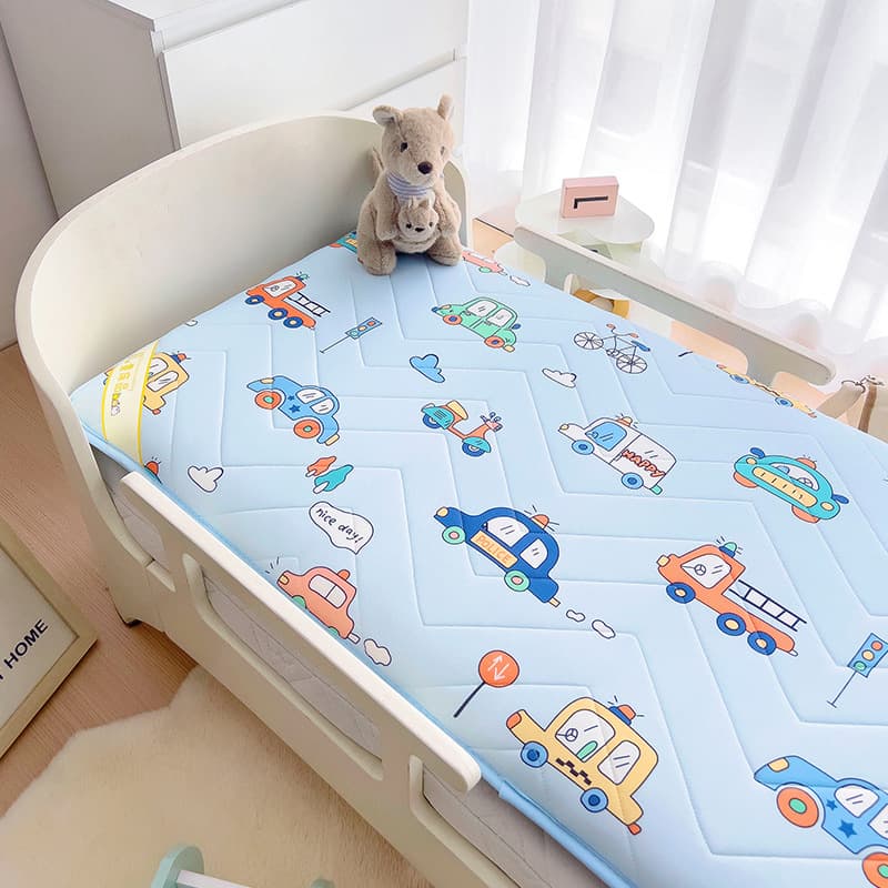 Class a kindergarten latex mattress knitted cotton thickened cartoon children's mattress baby mattress wholesale one generation