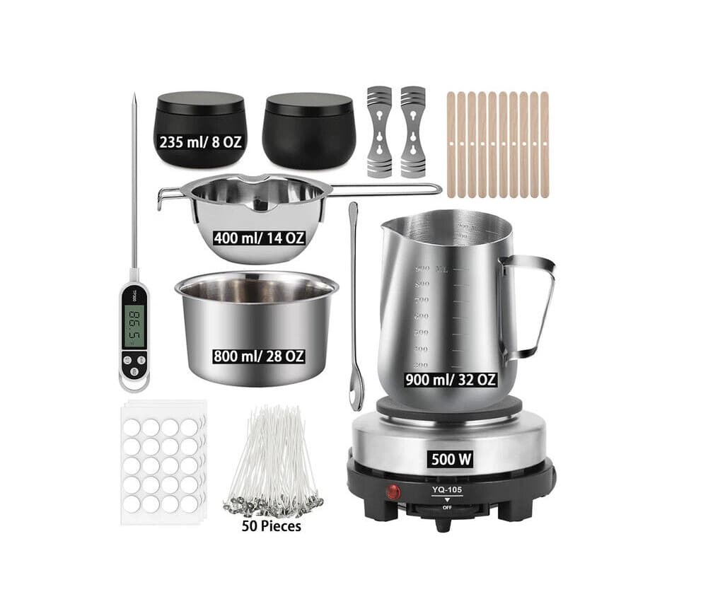 Candle Making Tool Kit - Complete Set for DIY Scented Candle Production