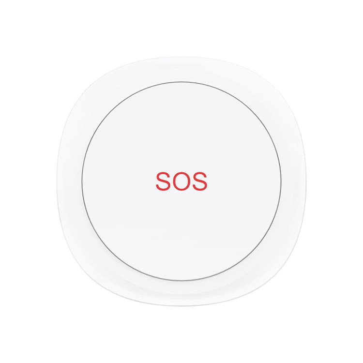 Smart Alarm Home Button for One-touch Help in Emergencies like Elderly Discomfort, Bathroom Falls, Robbery, or Disasters