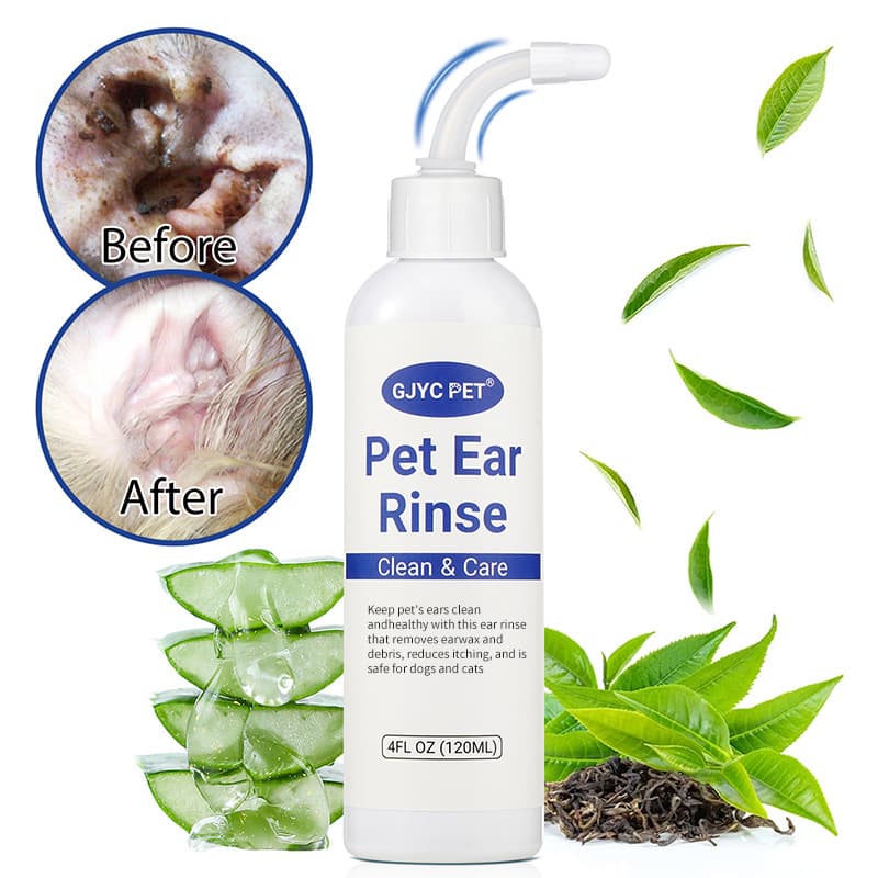Cross-border Supply Pet Ear Rinse Ear Cleaner for Cats and Dogs Earwax Removal Cleaning Solution