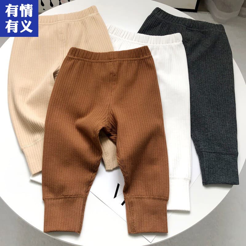 Lovely baby pants for men and women baby knitted pants for infants and young children spring, autumn and winter outer trousers