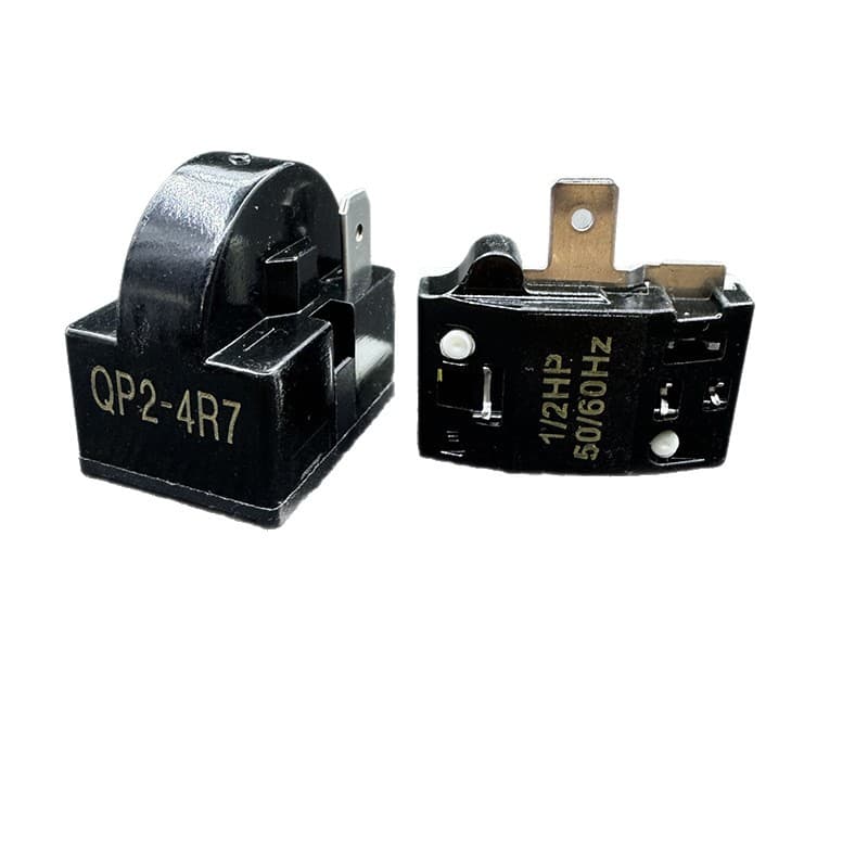 Refrigerator Compressor Ptc Overheat Protector Qp2-122 Plug-15 Starter Capacitor Overload Relay Home Appliance Accessories