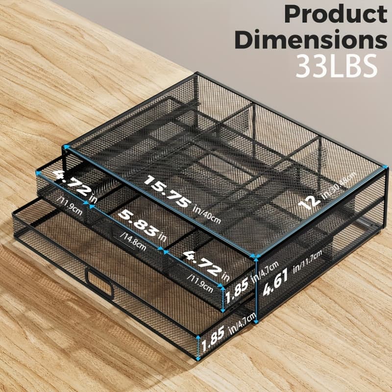2026 New Cross-border Drop Shipping Ergonomic 2-Tier Metal Monitor Stand