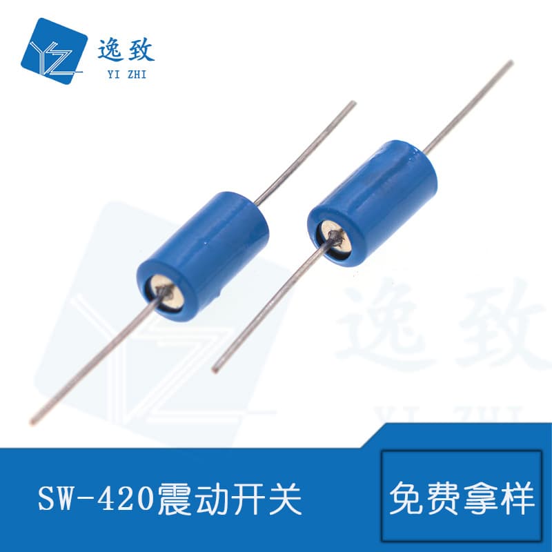 Vibration Sensor SW-420, Blue Ball Vibration Sensing Switch, Shake Metal Alarm Sensor