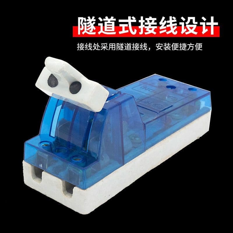 Household Old-Style Knife Switch Detachable Anti-Shock Transparent Ceramic Base HK2/32A/63A/100A Isolation