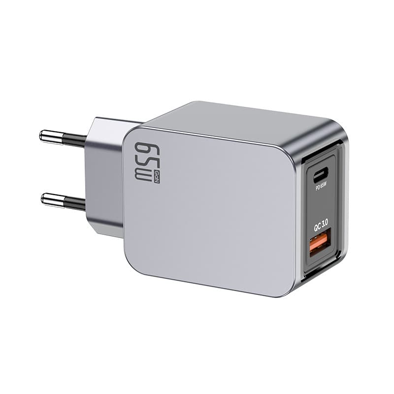 PD65W is suitable for fast charging gallium nitride charger for Apple and Samsung mobile phones. GaN full protocol European standard multi-port charging head