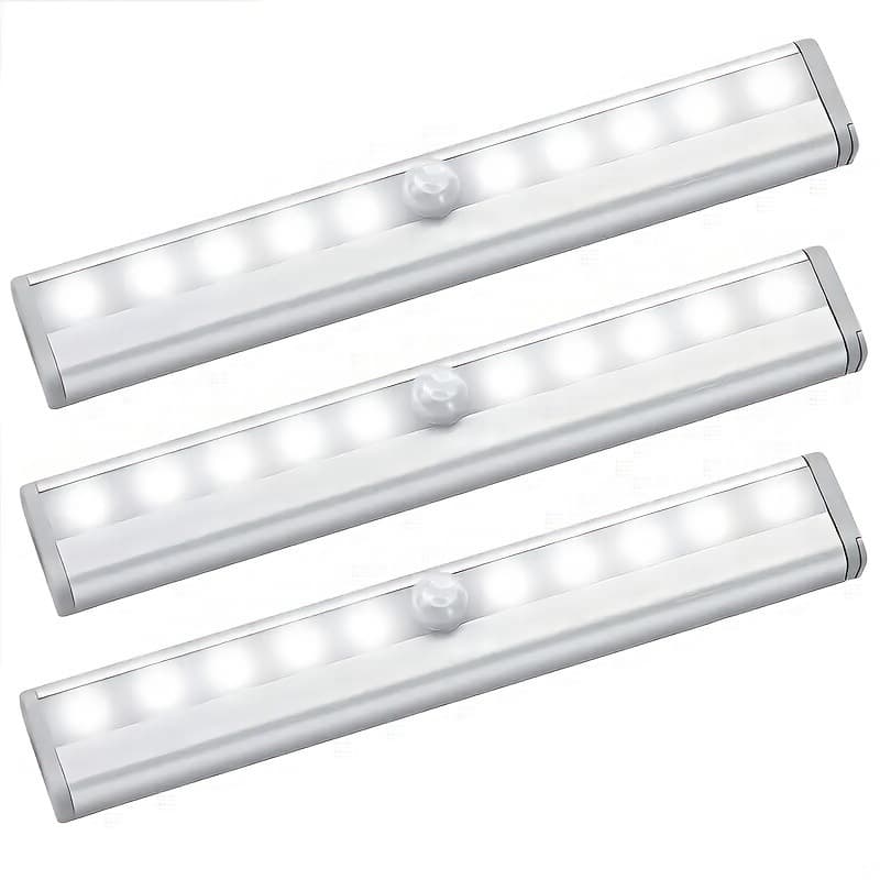 2026 New Cross-border Dropshipping 3 Under-Cabinet Lights 10 LED Battery-Powered
