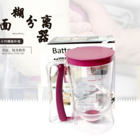 Batter Separator Dispenser Cupcake Handheld Liquid Divider Batter Funnel Measuring Cup Baking Tool