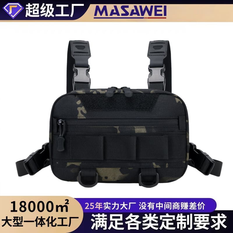 Cross-border Amazon Fishing Backpack Unisex Lightweight Outdoor Sports Multi-function Tool Bag Camping Chest Pack