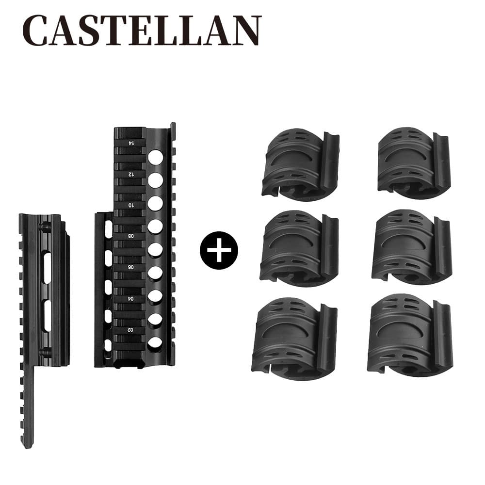 Heightened guide rail bracket + eye protection sheet