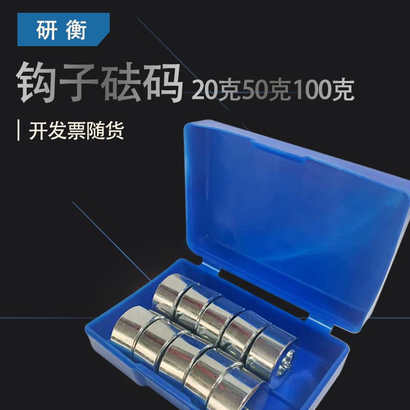 Yanheng Single Hook Weight Double Hook Weight 10g 20g 50g Hook Weight 100g 200g Test Weight Block