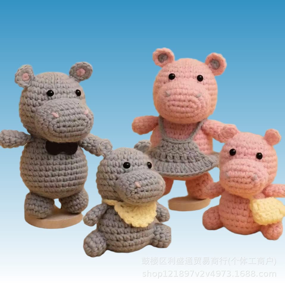 New Cross-Border Product: Crochet Kit for Animal Dolls with English Video Tutorial