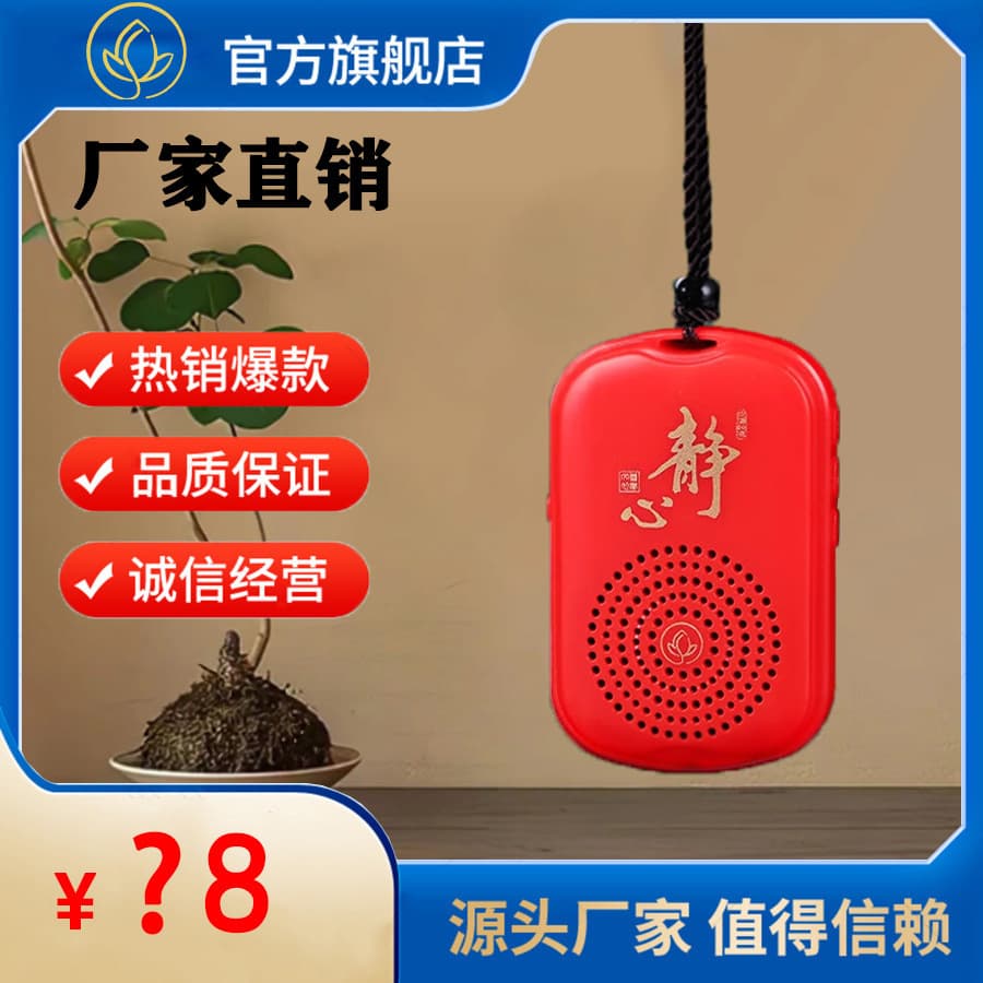 Pendant Traditional Music Player Rechargeable Home Single-Song Loop Player Karaoke Machine Buddhist Reader Card Insertion Mini