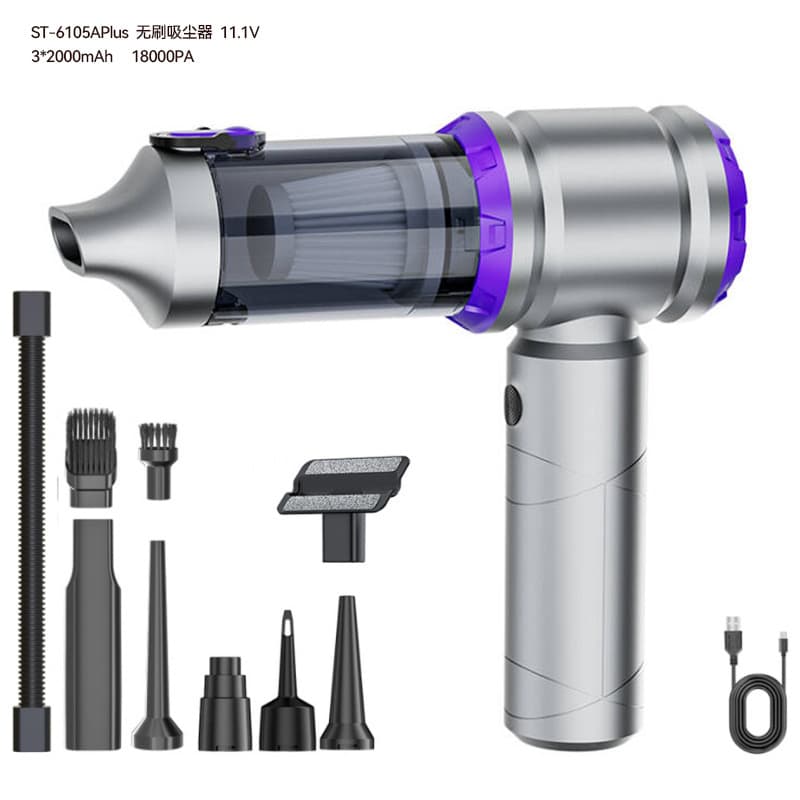 Car Wireless Vacuum Cleaner High Power Handheld Blow Suction Integrated Multi-functional Dust Suction Car Vacuum Cleaner