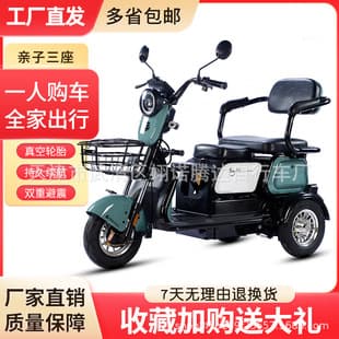 Electric Tricycle for Home Use, Small Size, Child Transport, Mini High Power, New Model, for Elderly
