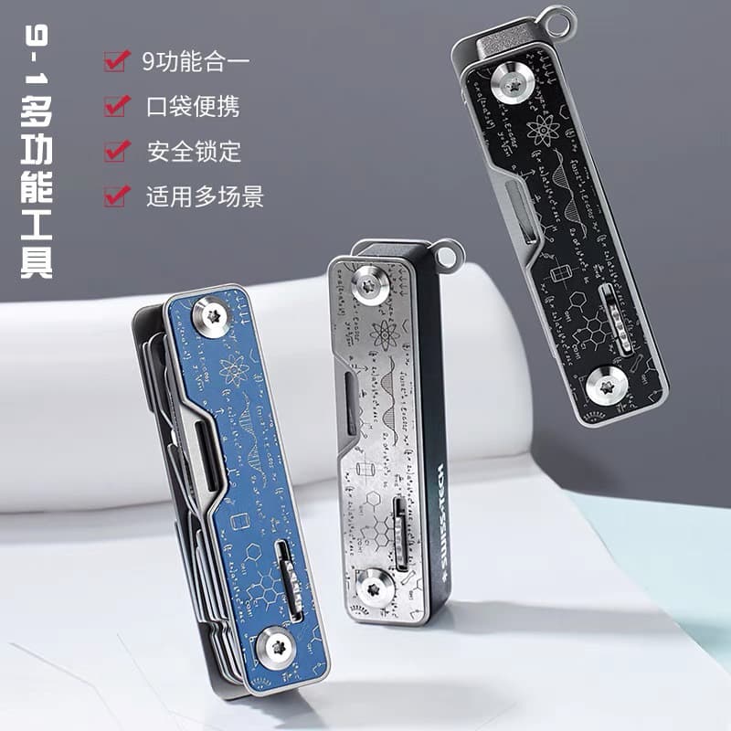 Swiss+Tech Multi-Function Utility Knife Outdoor Portable Folding Scissors Pocket Knife