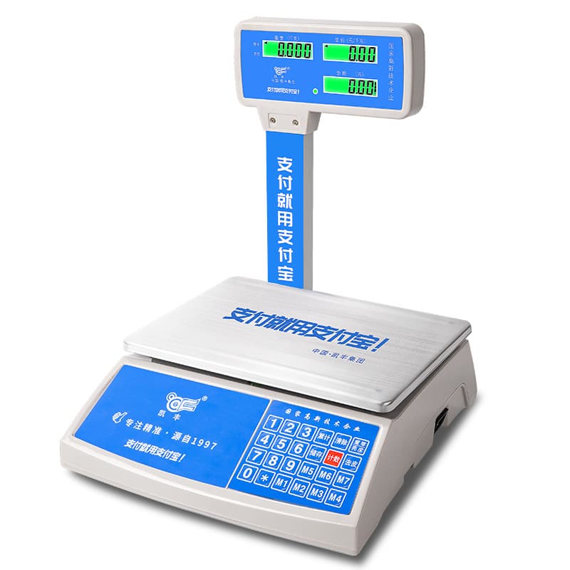Kaifeng Electronic LCD Price Computing Scale with Pole, Factory Direct Commercial Scale