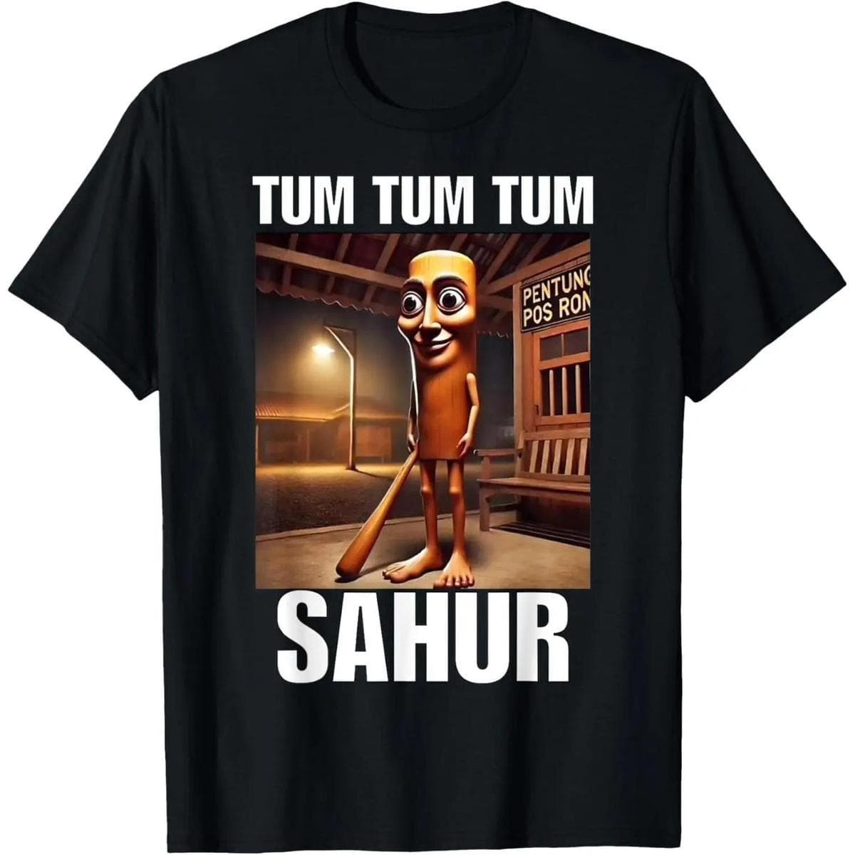 Unisex Tung Tung Tung Sahur T-Shirt Women Graphic Shirts