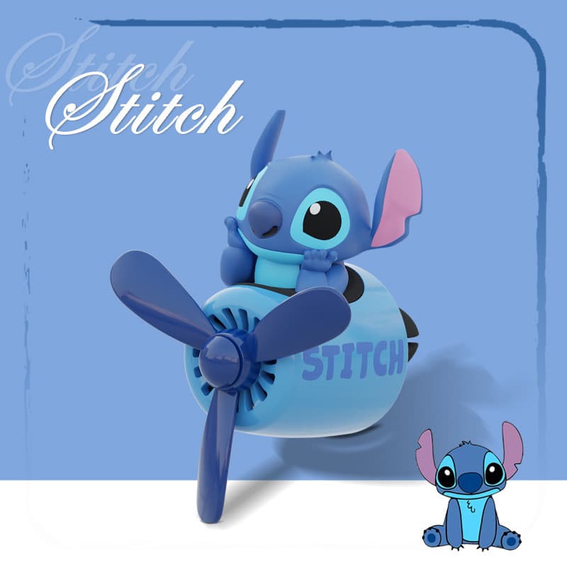 Disney Stitch Car Air Freshener Vent Clip Decoration Interior Ornament Car Perfume Zootopia