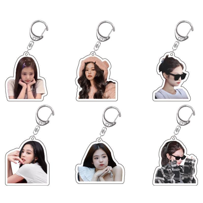jennie Jin Zhini key chain pendant BLACKPINK peripheral support gift best friend and classmate school bag pendant