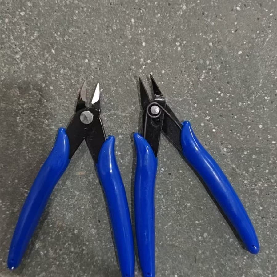 Mini Blue Clamp Pliers Repair Electrician Scissors Electronic Special Diagonal Cutting Pliers Wire Cutters Mini Pliers Tool