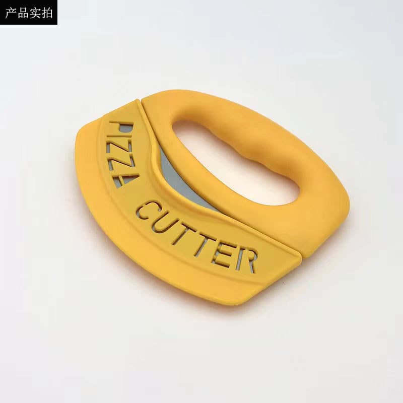Amazon Hot Seller Pizza Cutter with Protective Cover, Semi-circular Pizza Cutter, Multi-purpose Stainless Steel Cutter