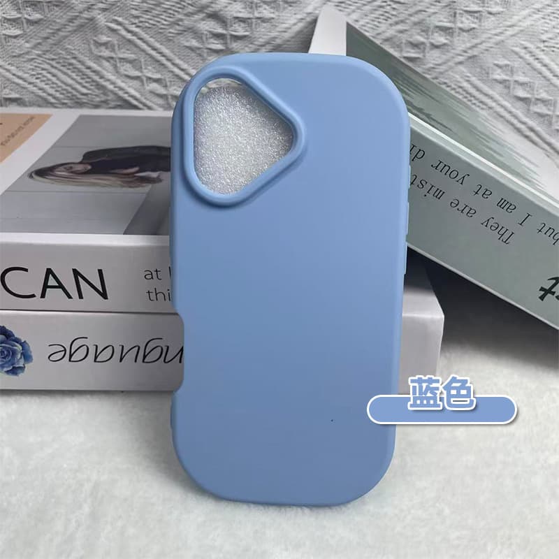 Compatible with Apple 16 Phone Case Solid Color Wholesale 17Pro Custom Image Drop Shipping 15 Protective Case 14 Premium Niche