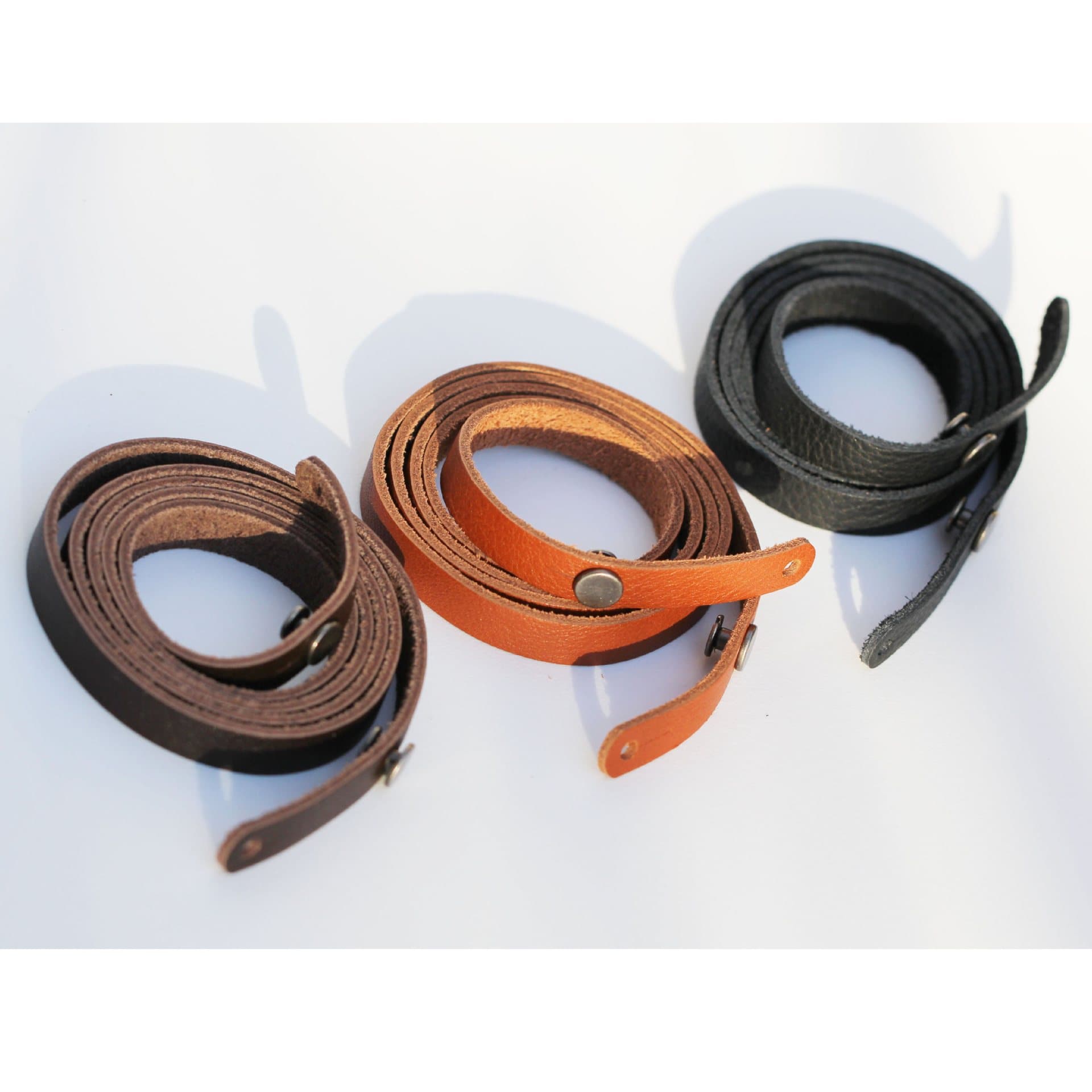 Top-layer soft cowhide shoulder strap for SLR digital cameras, mirrorless cameras, compact cameras, telescopes, and film cameras