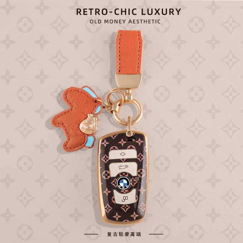 BMW 3 Series Key Case 5 Series 7 Series 6 Series Luxury Shell 4 Series 2 Series 1 Series Old Model Exquisite Decorative Buckle X3/M3 Cover X4