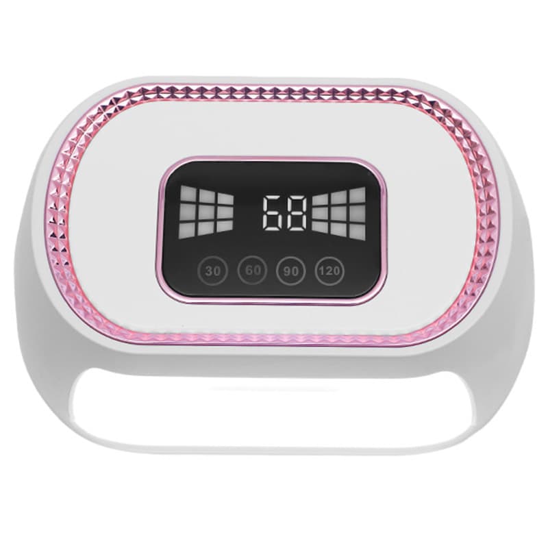 80W High-Power Nail Lamp Fast-Drying Rechargeable LED Nail Lamp Professional Nail Gel Curing Lamp for Nail Technicians Cross-Border
