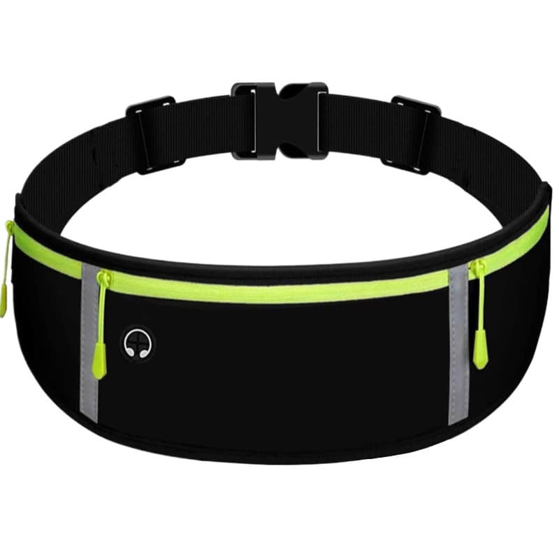 Running Belt Waist Pack Hands-Free Reflective Running Pouch Adjustable Travel Phone Holder Outdoor Cycling Fitness Workout
