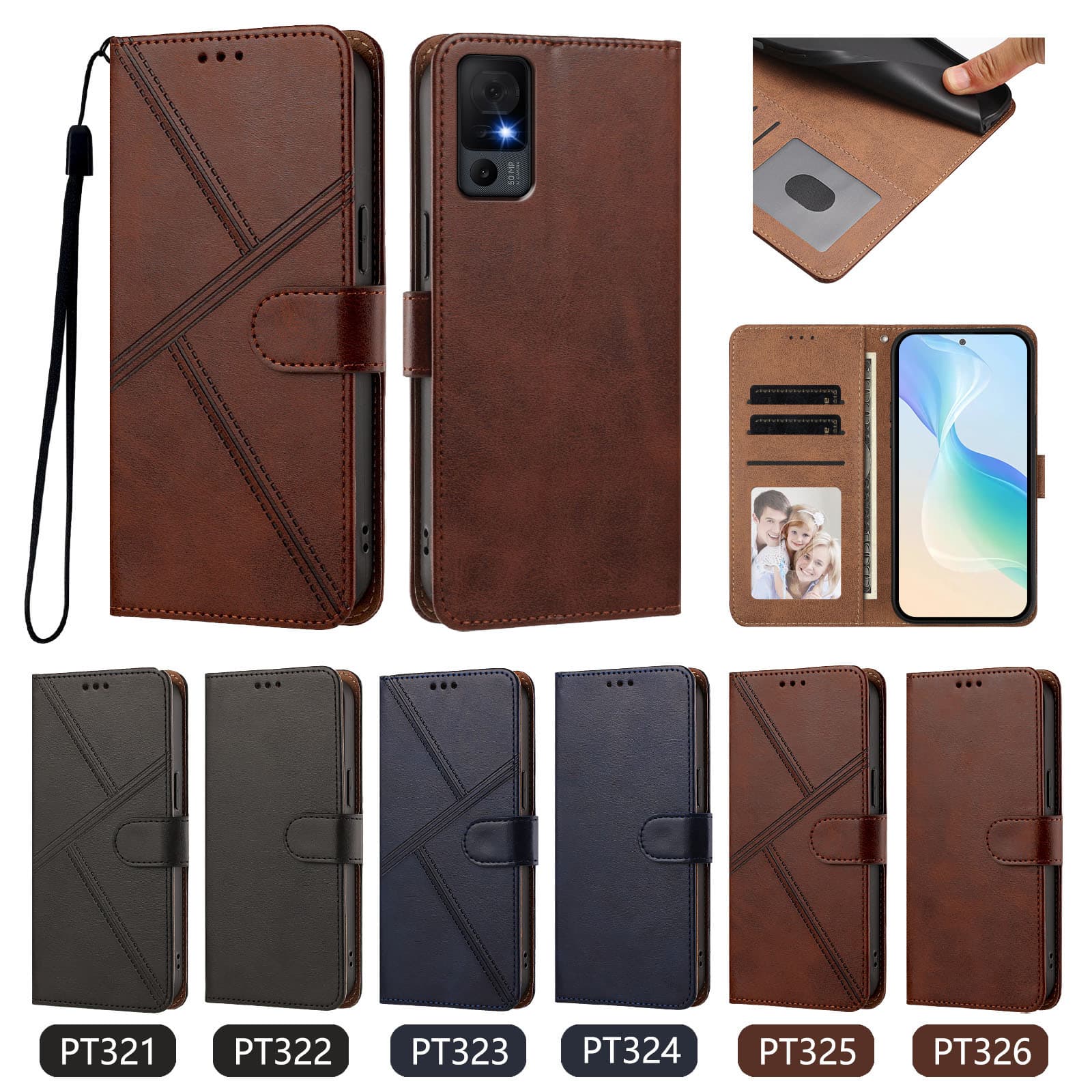 Suitable for Cubot Max 5 skin-feel Cubot A30 wallet card business mobile phone leather case
