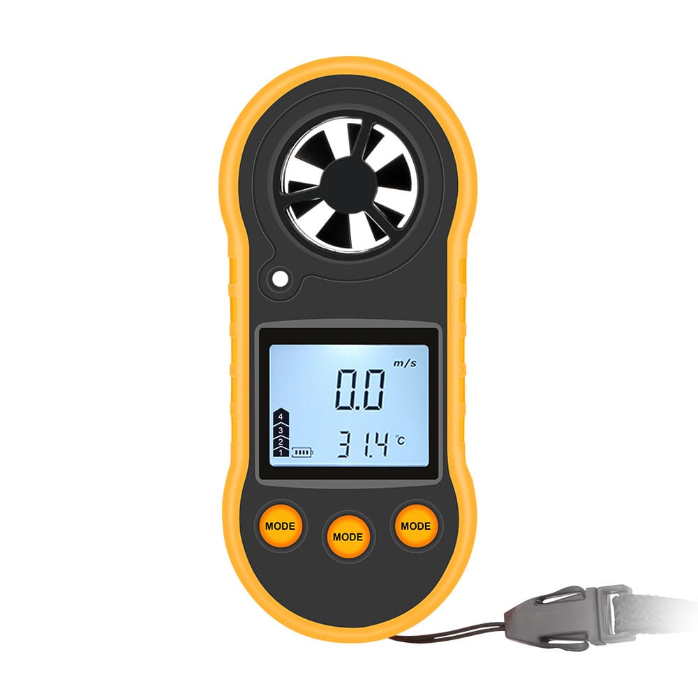 Digital Anemometer, Handheld Wind Speed and Temperature Meter, RZ818 Wholesale Wind Testing Instrument
