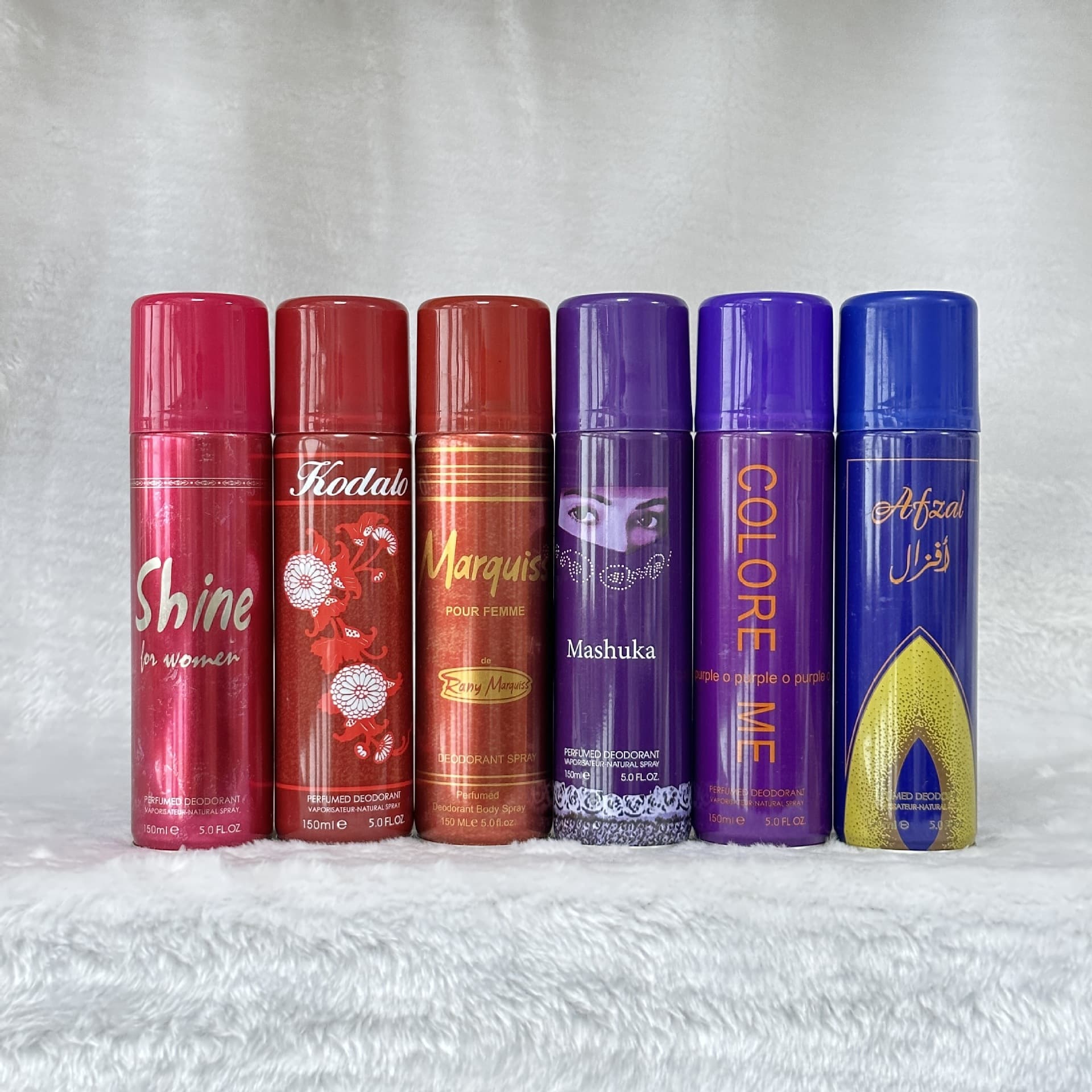 Foreign trade cross-border deodorant spray 150ml perfume gas tank deodorant fragrance perfume spray body kit