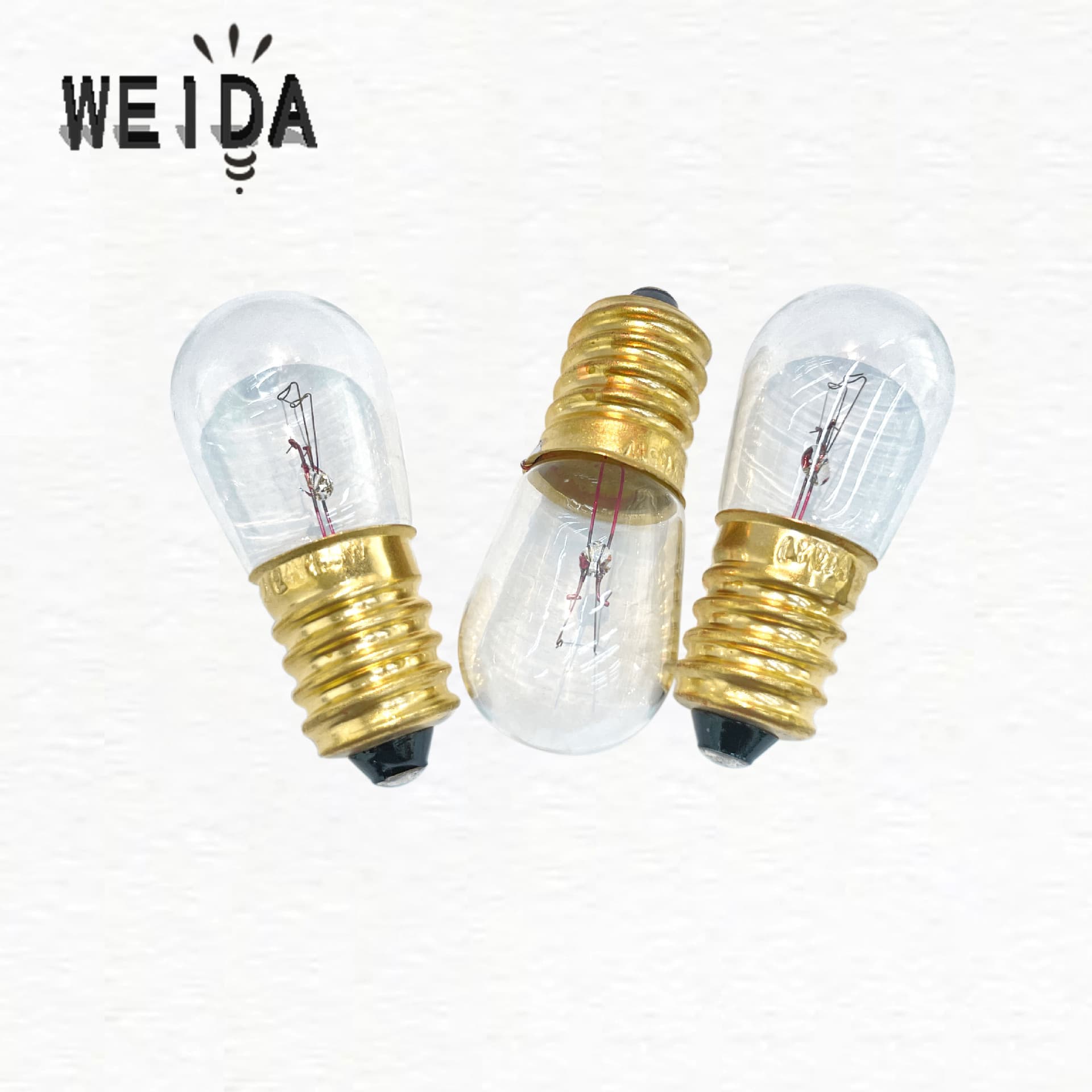 E14 Brass Base Bulb for Appliance Indicator, Vehicle Indicator, Machine Indicator