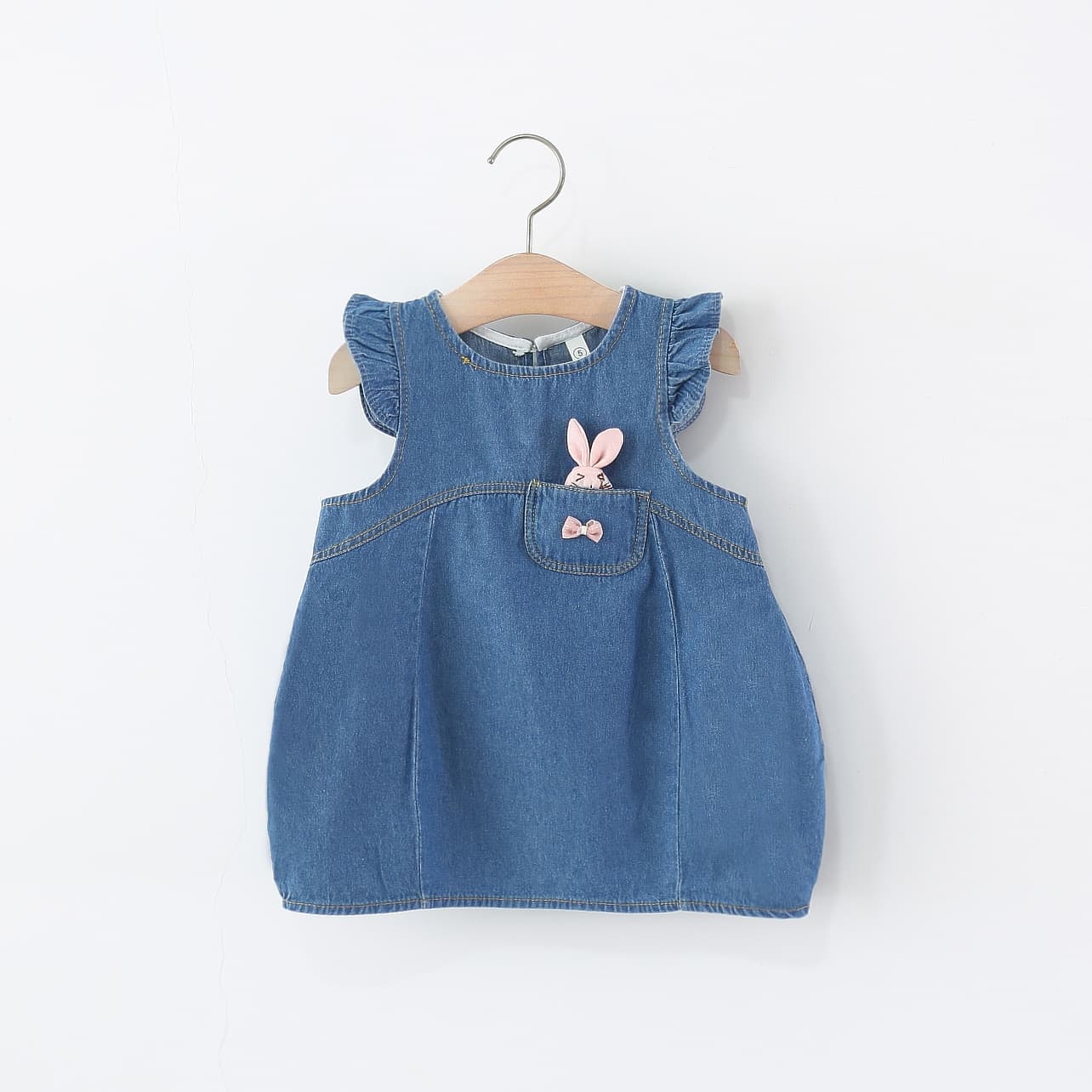 Trendy New Style Skirt 2025 Summer Girls Sweet Princess Denim Skirt Little Girl Casual Dress