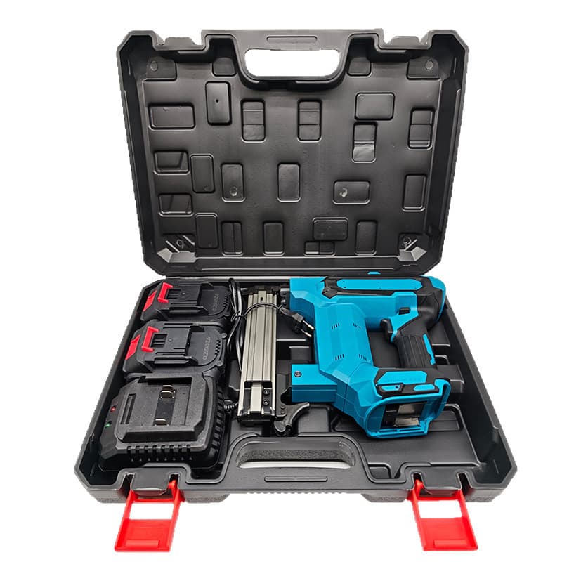 Brushed Lithium Cordless Staple Gun for Carpentry and Renovation, F30 Wireless Lithium Battery Direct Nail Gun, Rechargeable