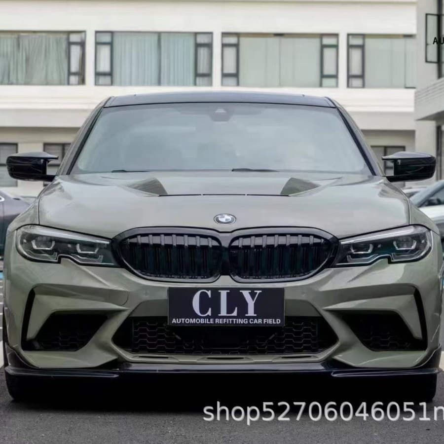 For BMW 20-22 3 Series G20/G28 Upgrade M3C Front Bumper Front Lip Fender Hood Rear Lip