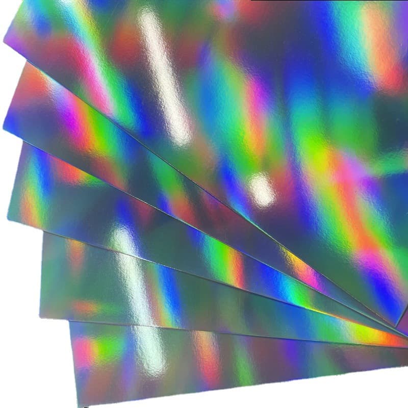 Stock supply silver laser film cardstock, DIY art cardstock, 300g craft paper.