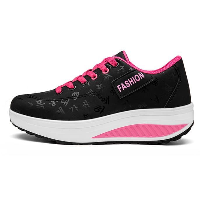 836 Leather Amazon Cross-Border Outdoor Rocking Shoes Sports Shoes Loafers Platform Shoes Large Size Women's Shoes 2025