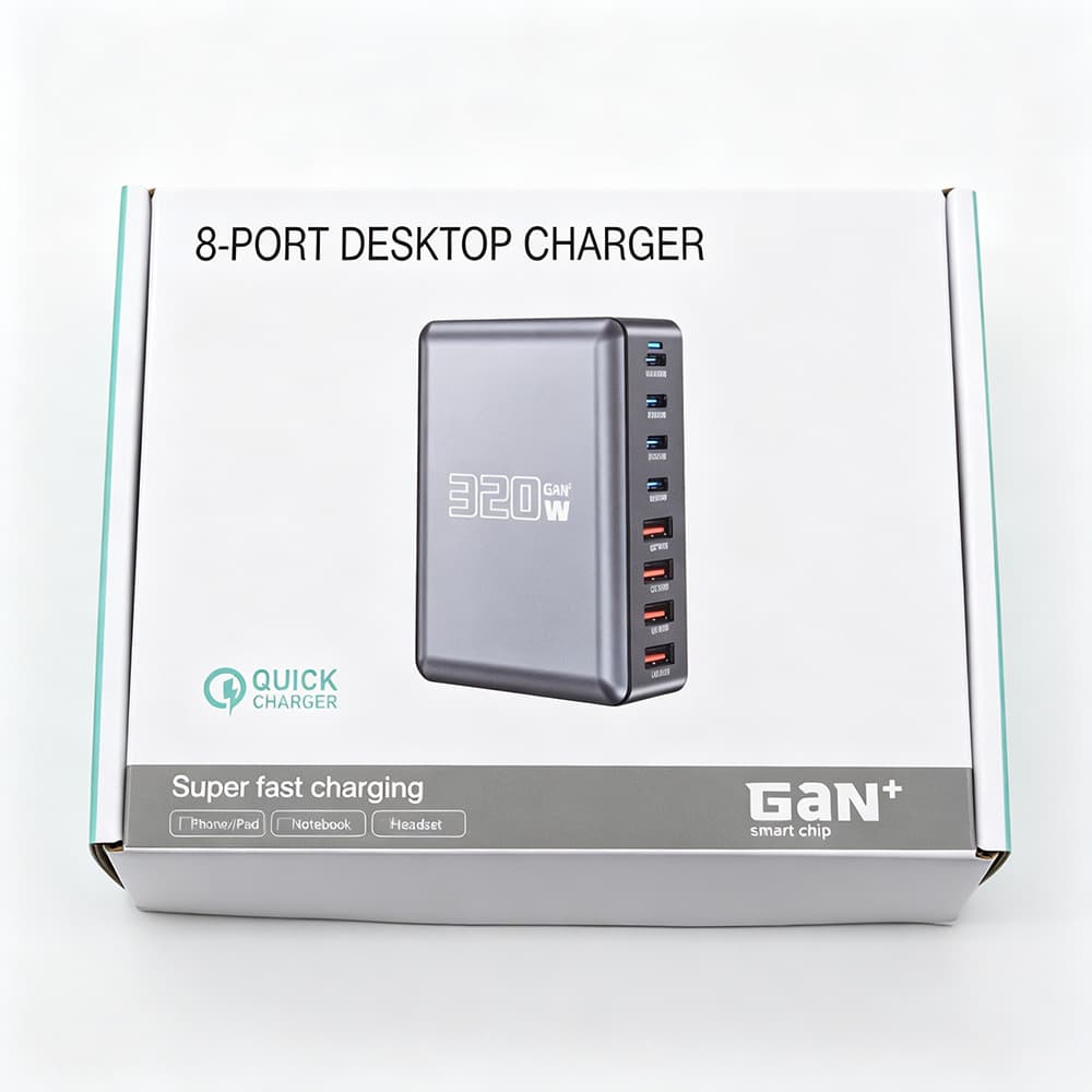 Cross-border 320W GaN Charger 440W Desktop Charger 500W Desktop Charging Station 600W Desktop Charger