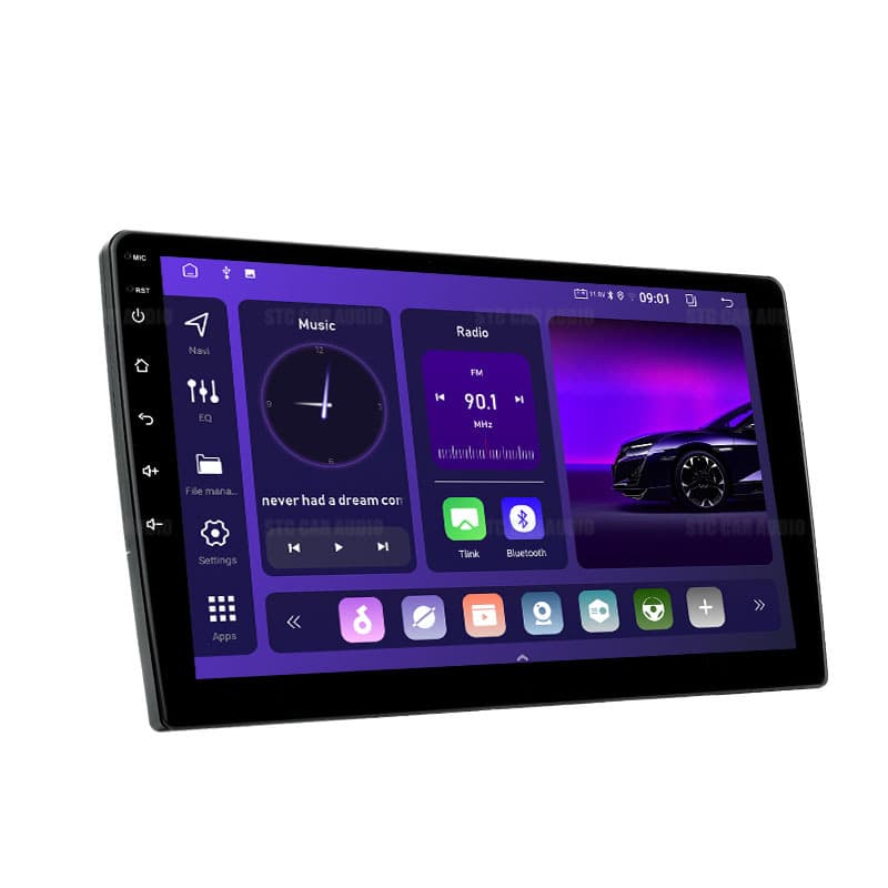 Compatible with 9/10 inch universal car Android GPS navigation large screen navigation all-in-one machine phone interconnection