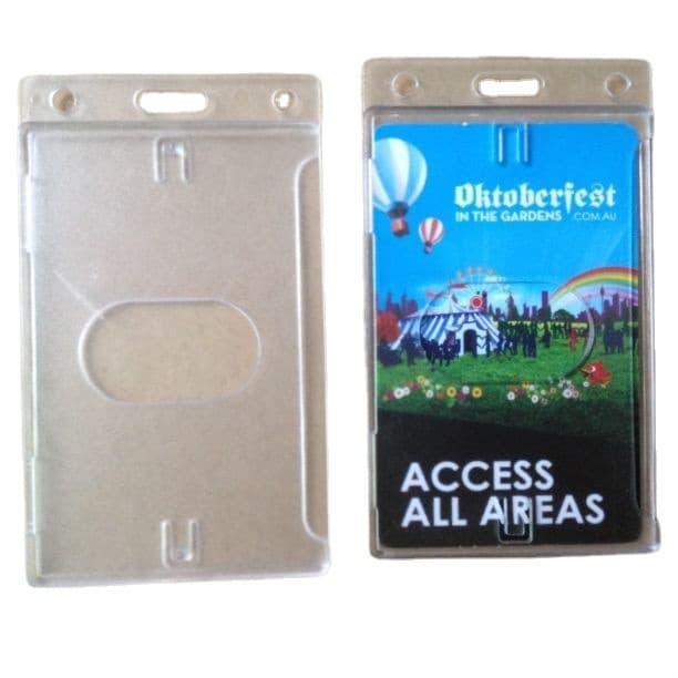 Ready-to-Ship Card Holders for Transit Cards, Bank Cards, Side-Opening Sleeves, PS Frosted Covers, and Factory Badge Cases