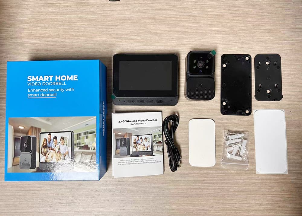 [Factory Wholesale] M9 Video Doorbell Home Wireless Smart HD Video Surveillance Doorbell Ding Dong