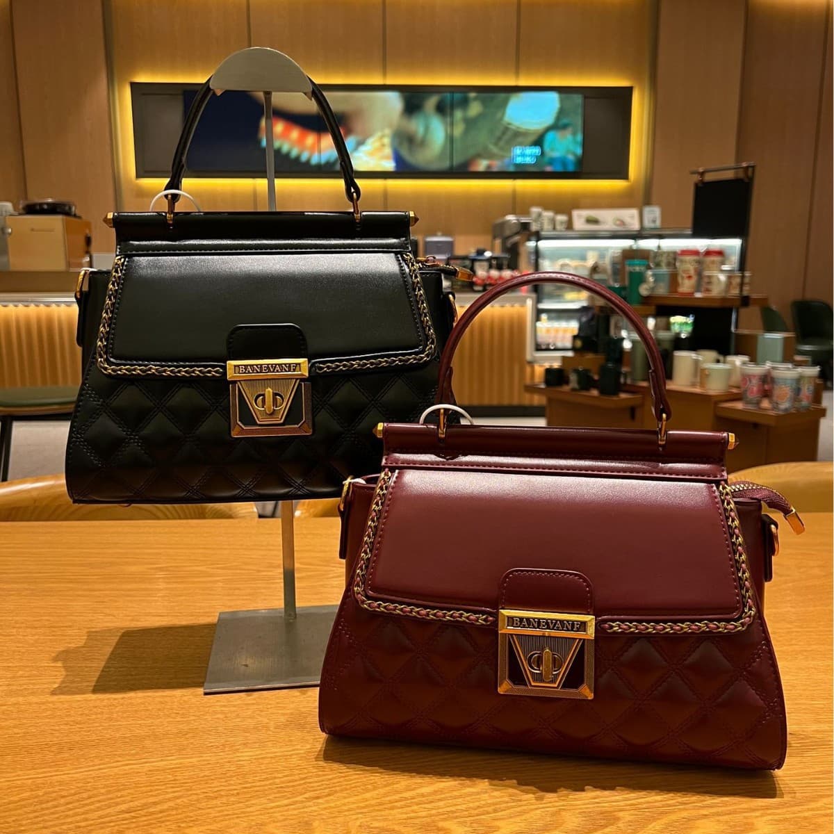 Brand Genuine Leather Diamond Handbag Women's Bag 2025 New Large Capacity Chain Shoulder Crossbody Bag Original Design