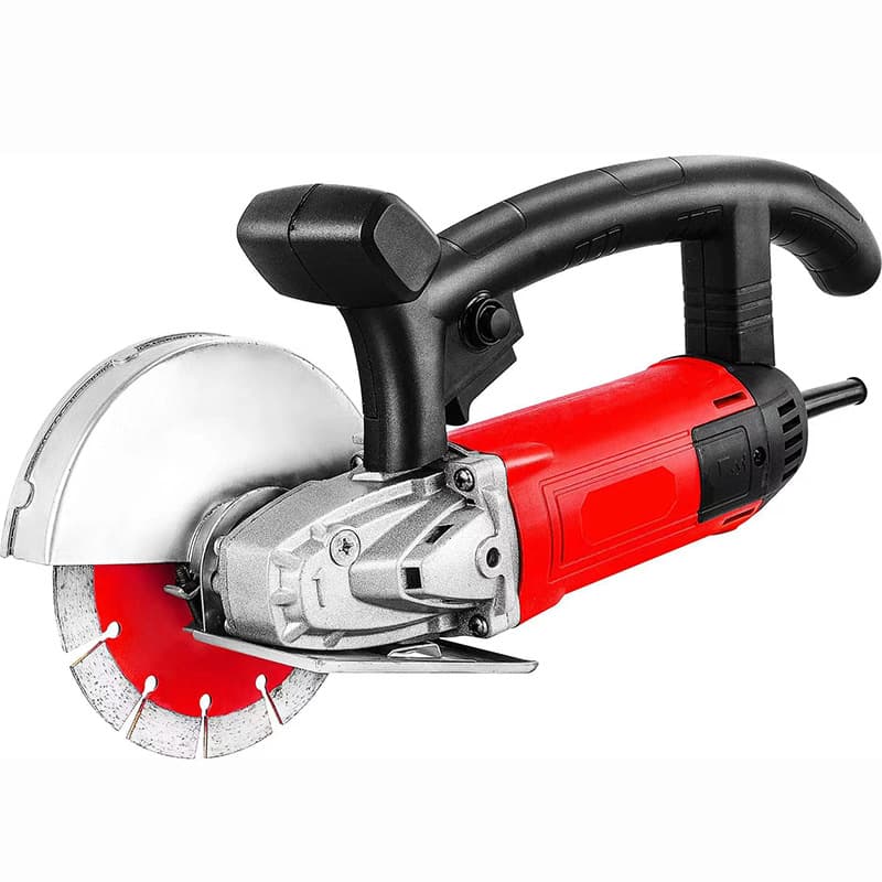 1800W Grooving Machine 156 Single-Blade Stone Cutting Machine Suitable for Brick Walls Concrete Various Stones Double-Blade Grooving Machine