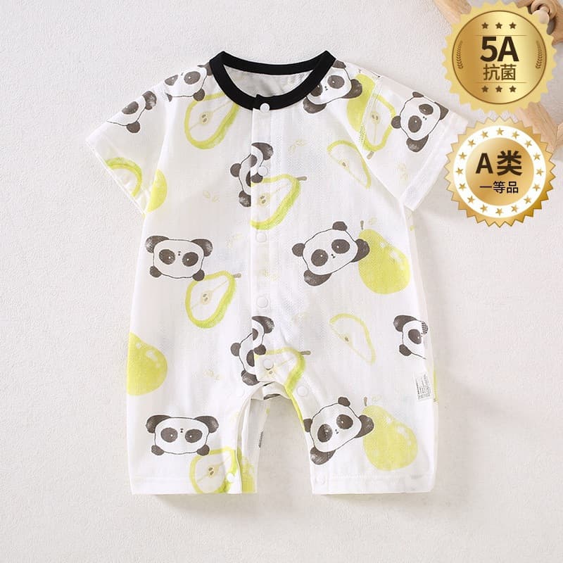 Baby Onesie A-Class Pure Cotton Summer Thin Newborn Baby Clothes Romper Crawling Suit Anyang Baby Clothing